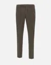 Devore Tailored Trousers In Brown