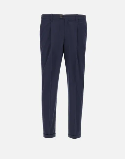 DEVORE DEVORE' DVR47 STRETCH VISCOSE BLEND TROUSERS