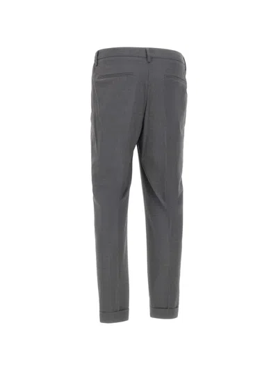 DEVORE DEVORE GREY COTTON TROUSERS