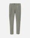 Devore Pleated Tailored Trousers