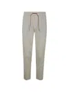 Devore Incipit Drawstring Trousers In Gray