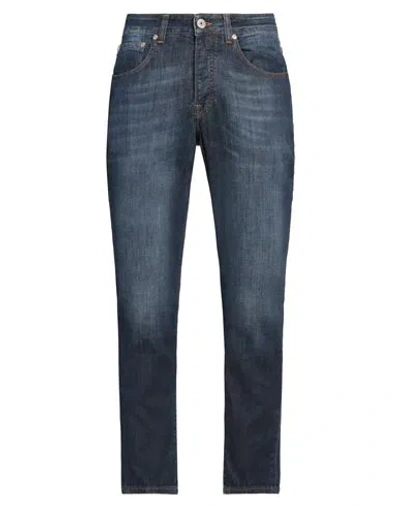 Devore Incipit Man Jeans Blue Size 32 Cotton, Elastane