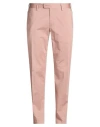 Devore Incipit Man Pants Antique Rose Size 38 Cotton, Elastane In Pink