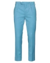 Devore Incipit Man Pants Azure Size 36 Virgin Wool In Blue