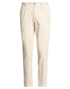 Devore Incipit Man Pants Beige Size 30 Cotton, Silk, Elastane In White