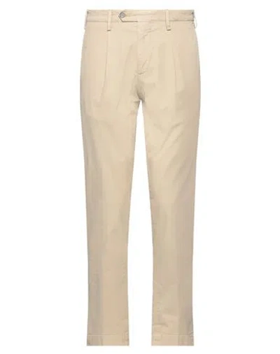 DEVORE INCIPIT DEVORE INCIPIT MAN PANTS BEIGE SIZE 32 COTTON, ELASTANE