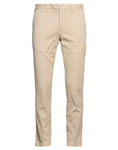 Devore Incipit Man Pants Beige Size 34 Cotton, Elastane In Multi