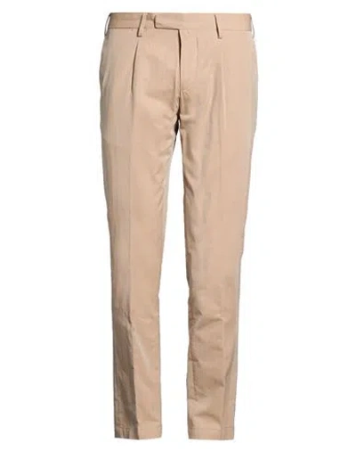 Devore Incipit Man Pants Beige Size 34 Cotton In Brown