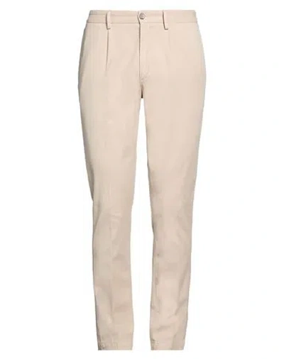Devore Incipit Man Pants Beige Size 34 Tencel, Cotton, Elastane