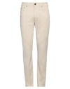 Devore Incipit Man Pants Beige Size 36 Cotton, Elastane