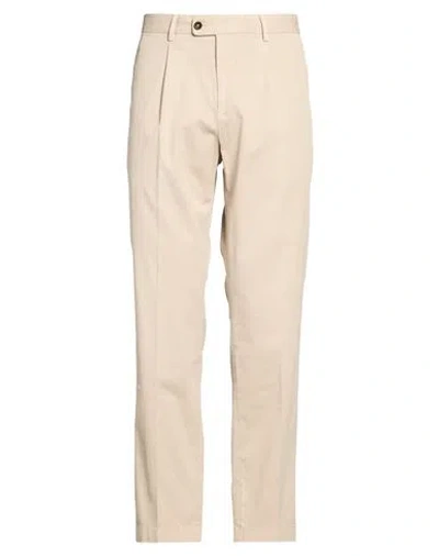 Devore Incipit Man Pants Beige Size 36 Cotton, Elastane In Neutral