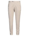 Devore Incipit Man Pants Beige Size 40 Cotton, Elastane