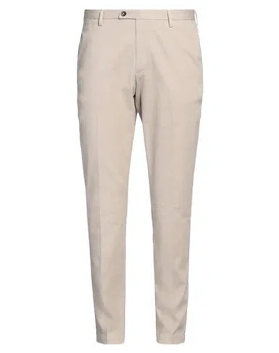 Devore Incipit Man Pants Beige Size 40 Cotton, Elastane
