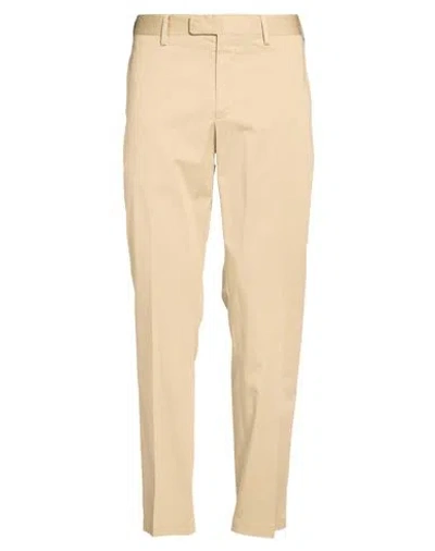 Devore Incipit Man Pants Beige Size 42 Cotton, Elastane In Brown