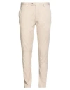 Devore Incipit Man Pants Light Pink Size 38 Cotton, Silk, Elastane In Sand
