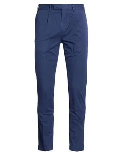 Devore Incipit Man Pants Blue Size 32 Cotton, Elastane