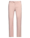 Devore Incipit Man Pants Blush Size 36 Cotton, Elastane In Pink