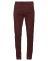 Devore Incipit Man Pants Brick Red Size 36 Wool In Red