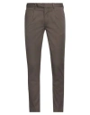 Devore Incipit Man Pants Military Green Size 30 Wool, Polyester, Elastane In Brown