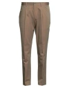 Devore Incipit Man Pants Military Green Size 38 Cotton, Silk, Elastane