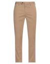 Devore Incipit Man Pants Camel Size 38 Cotton, Polyamide In Beige