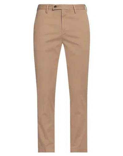 DEVORE INCIPIT DEVORE INCIPIT MAN PANTS CAMEL SIZE 32 COTTON, ELASTANE