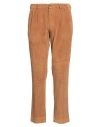 Devore Incipit Man Pants Camel Size 34 Cotton In Beige