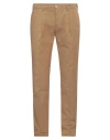 Devore Incipit Man Pants Camel Size 34 Virgin Wool In Beige