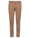 Devore Incipit Man Pants Camel Size 38 Cotton, Elastane In Brown
