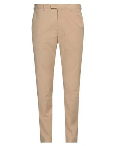 DEVORE INCIPIT DEVORE INCIPIT MAN PANTS CAMEL SIZE 40 COTTON, ELASTANE