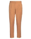Devore Incipit Man Pants Camel Size 38 Cotton, Polyamide In Beige