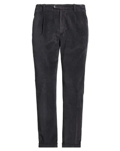 Devore Incipit Man Pants Charcoal Size 34 Cotton, Modal, Silk, Cashmere, Elastane In Gray