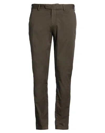 Devore Incipit Man Pants Chocolate Brown Size 34 Cotton, Silk, Elastane