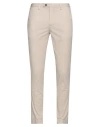 Devore Incipit Man Pants Cream Size 32 Cotton, Elastane In White