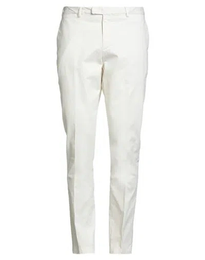 Devore Incipit Man Pants Cream Size 38 Cotton, Elastane In White