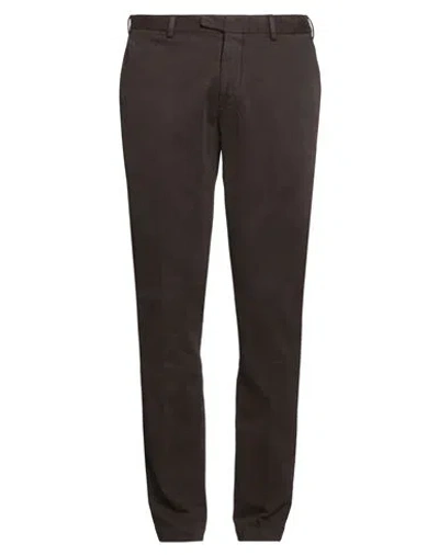 Devore Incipit Man Pants Dark Brown Size 30 Cotton, Elastane