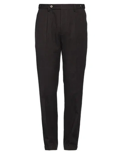 Devore Incipit Man Pants Dark Brown Size 36 Cotton
