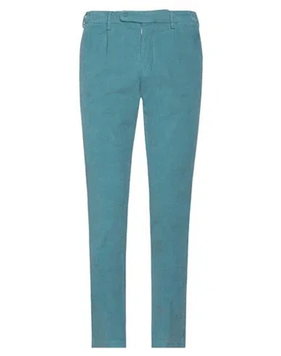 Devore Incipit Man Pants Deep Teal Size 34 Cotton, Modacrylic, Elastane In Green