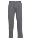 Devore Incipit Man Pants Grey Size 28 Cotton, Elastane In Grey