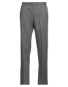 Devore Incipit Man Pants Grey Size 28 Wool, Polyester, Viscose, Elastane