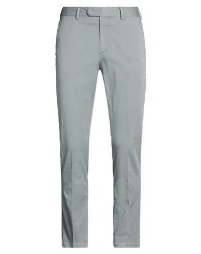 Devore Incipit Man Pants Grey Size 38 Cotton, Silk, Elastane In Gray