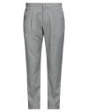 Devore Incipit Man Pants Grey Size 38 Virgin Wool In Gray