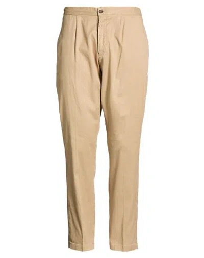 Devore Incipit Man Pants Ivory Size 38 Linen, Cotton, Elastane In White