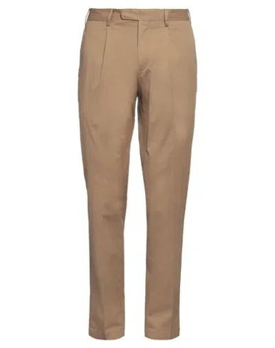 DEVORE INCIPIT DEVORE INCIPIT MAN PANTS KHAKI SIZE 34 COTTON, ELASTANE