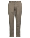 Devore Incipit Man Pants Khaki Size 36 Cotton, Elastane In Brown