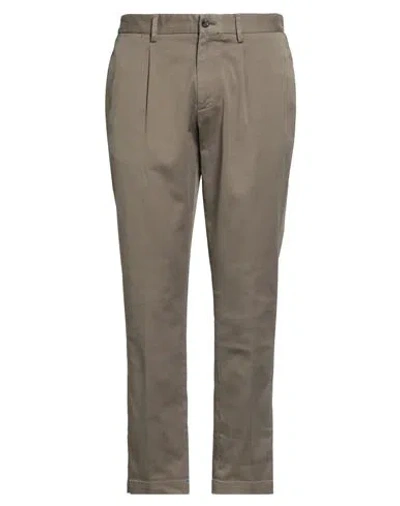 Devore Incipit Man Pants Khaki Size 36 Cotton, Elastane In Brown