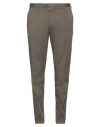 Devore Incipit Man Pants Lead Size 42 Cotton, Silk, Elastane In Grey