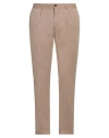 Devore Incipit Man Pants Grey Size 36 Cotton, Polyester In Beige