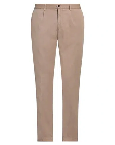 Devore Incipit Man Pants Light Brown Size 34 Cotton, Polyester, Elastane In Beige