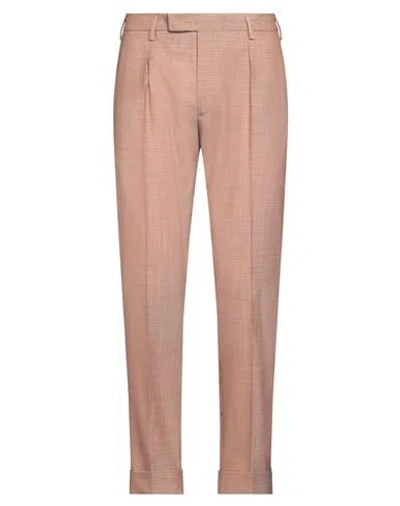 Devore Incipit Man Pants Light Brown Size 38 Virgin Wool In Beige